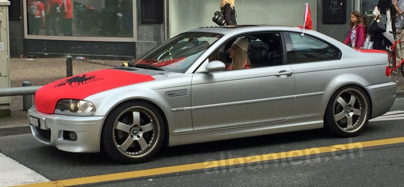 Albanien-Fans in Zürich